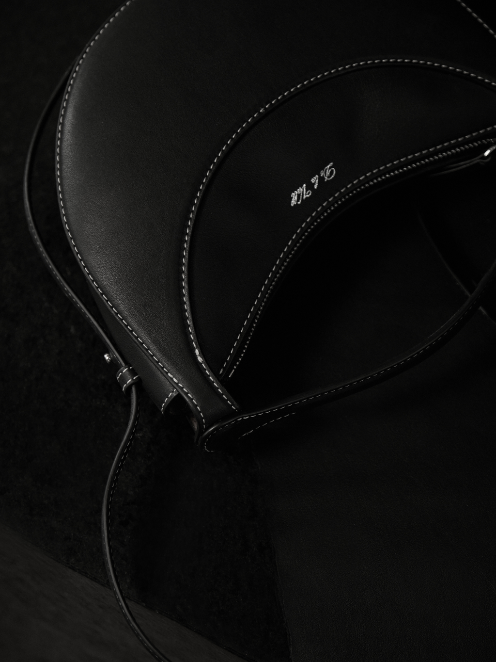 Ordino Black Leather